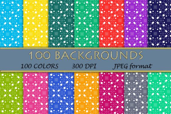 100 Geometric Patterns-028: A Creative Resource for Designers and Artists