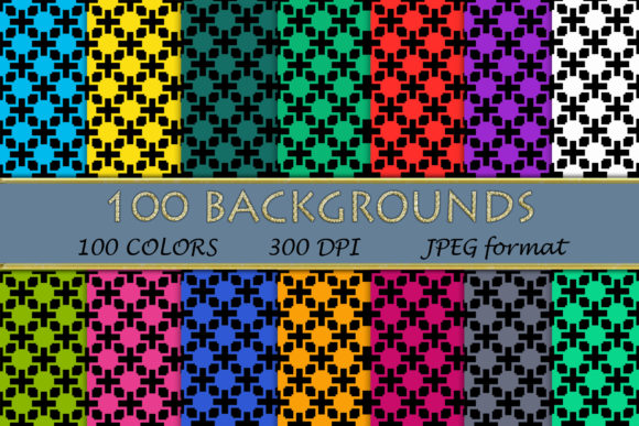 100 Geometric Patterns-068: A Creative Resource for Designers and Artists