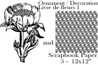 Livre De Fleurs 1 Digital Paper Patterns: A Versatile Tool for Creative Projects