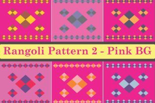 Rangoli Patterns 2 - Pink BG