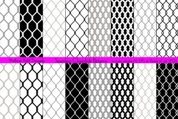Seamless Chainlink Patterns: A Creative Resource for Design Enthusiasts