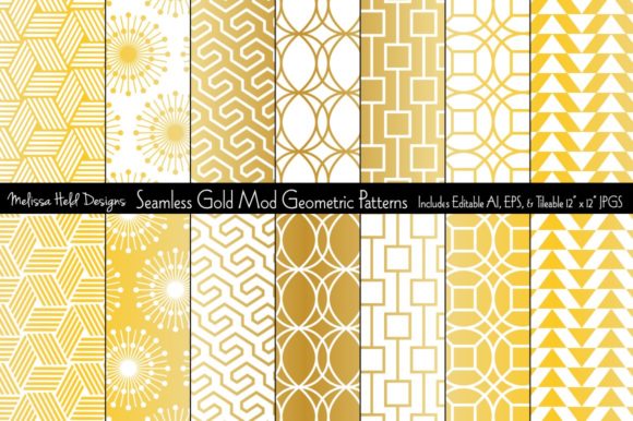 Seamless Gold Mod Geometric Patterns: Strategic Design for Modern Creativity