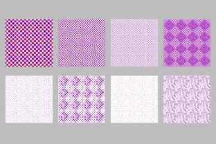 Seamless Purple Dot Patterns