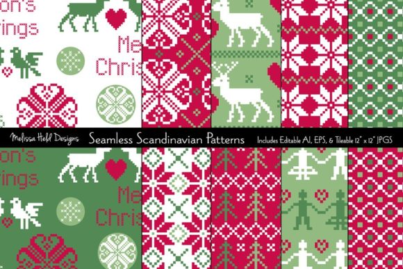 Seamless Scandinavian Patterns: A Comprehensive Guide to Nordic Winter Holiday Design