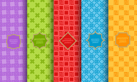Simple Geometric Seamless Patterns