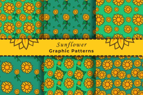 Sunflower Seamless Patterns: A Versatile Design for Creative Projects