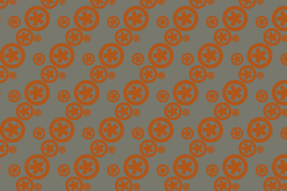 Unique Car Tire Patterns Gray and Orange
